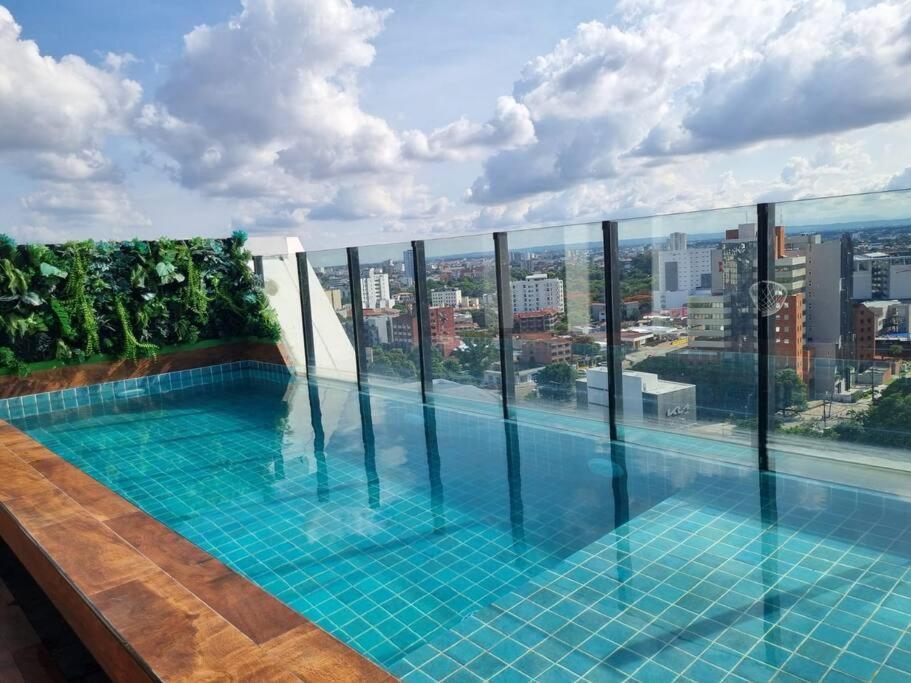 Ferienwohnung Departamento Con Vista De Lujo Santa Cruz de La Sierra Exterior foto